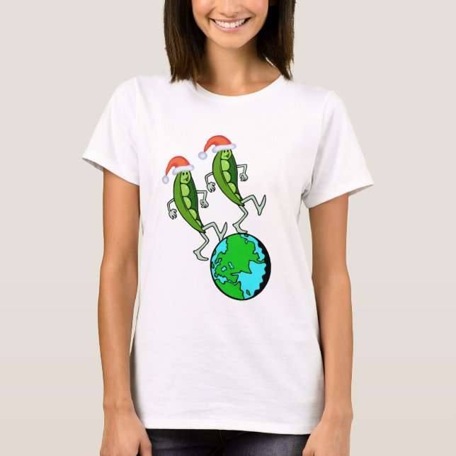 Peas on Earth T-Shirt (Front)