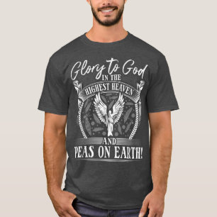 Peas on Earth, Vegan Christian Veganism Vegetarian T-Shirt