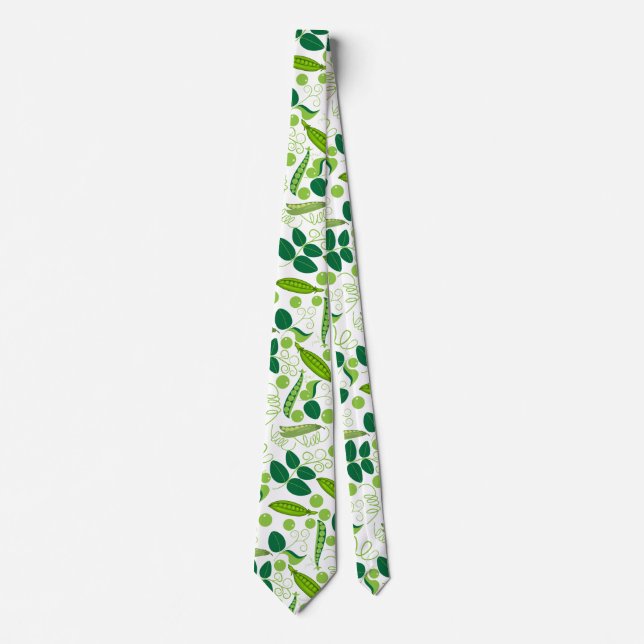 Peas pattern 01.bw tie (Front)