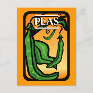 Peas Postcard