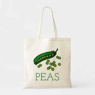 Peas Tote Bag