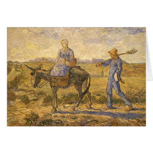 Peasant Couple Going to Work by Vincent van Gogh (Front Horizontal)