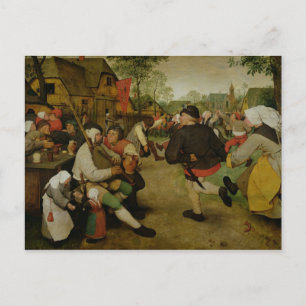 Peasant Dance,  1568 Postcard