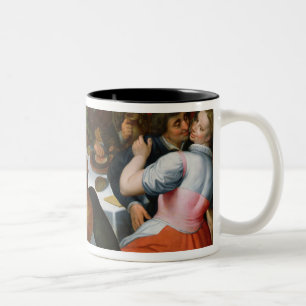 Peasant Feast, 1566 Two-Tone Coffee Mug