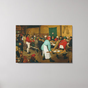 Peasant Wedding , 1568 Canvas Print