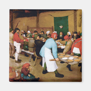 Peasant Wedding, Pieter Bruegel Magnet