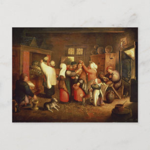 Peasant Wedding Postcard