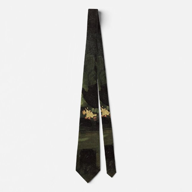 Peasant Woman by Fireplace by Vincent van Gogh Tie (Front)