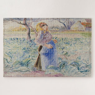 Peasant Woman in a Cabbage Patch (1884–1885) Jigsaw Puzzle