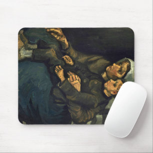 Peasant Woman with Child on her Lap, 1885 by Vince Mouse Pad