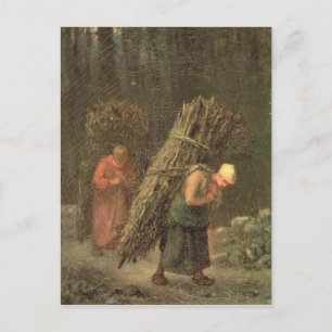 Peasant Women with Brushwood, c.1858 Postcard