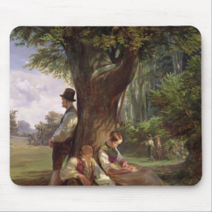 Peasants having a Siesta, 1841 Mouse Pad