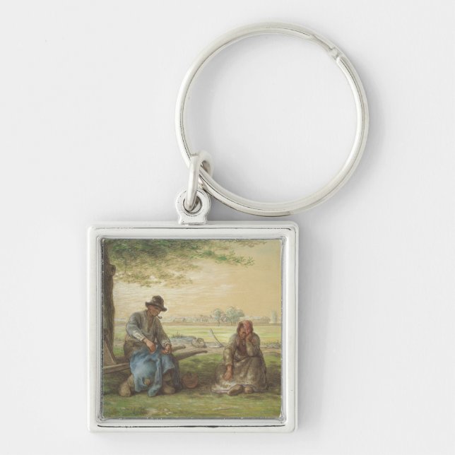 Peasants Resting Key Ring (Front)