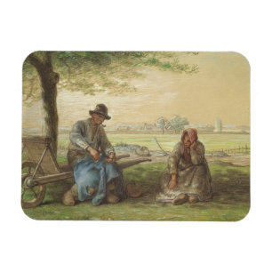 Peasants Resting Magnet