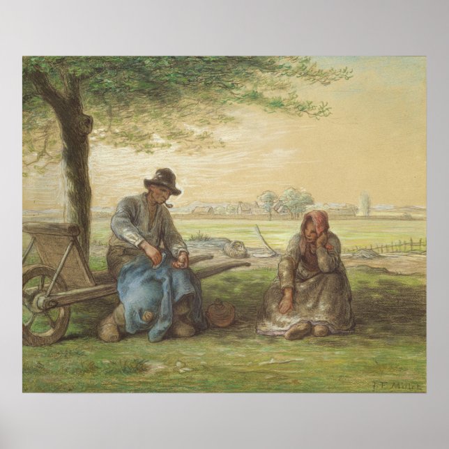 Peasants Resting Poster (Front)
