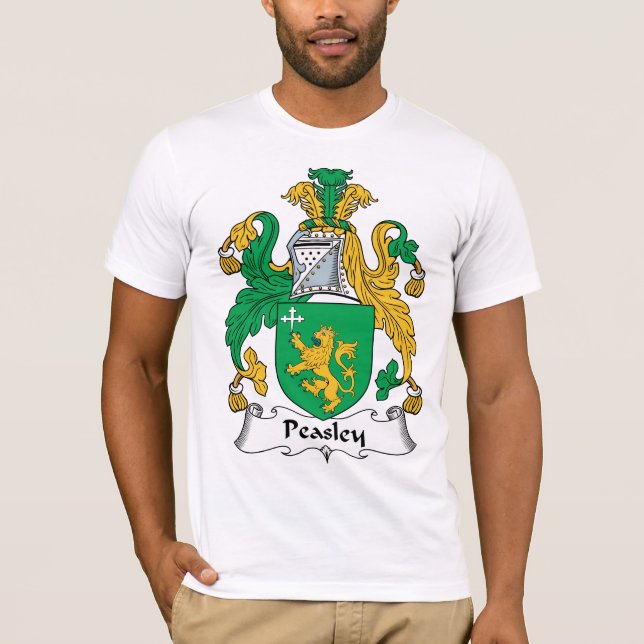 Peasley Family Crest T-Shirt (Front)