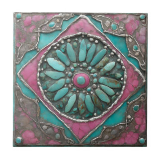 Pebble Art on a Tile