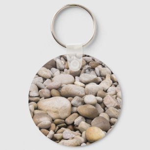 Pebble background pattern key ring