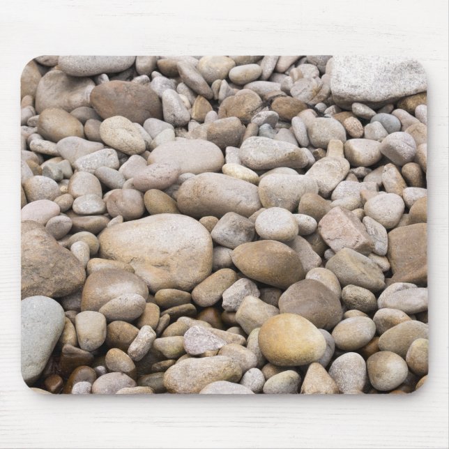 Pebble background pattern mouse pad (Front)