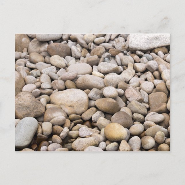 Pebble background pattern postcard (Front)