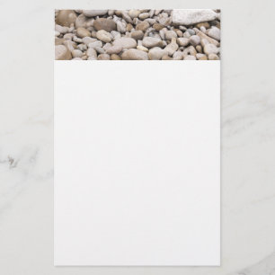 Pebble background pattern stationery