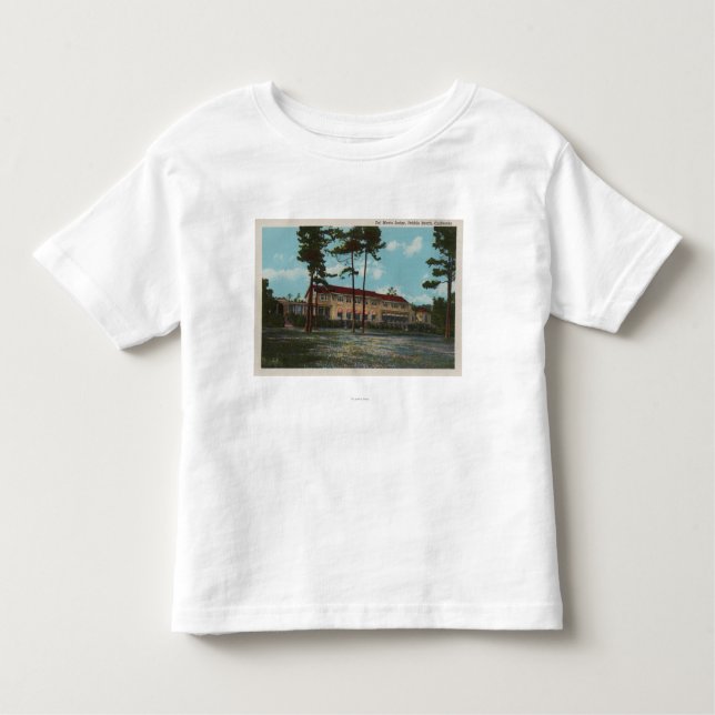 Pebble Beach, CA - Del Monte Lodge View and Toddler T-Shirt (Front)