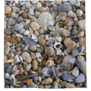 Pebble beach shower curtain