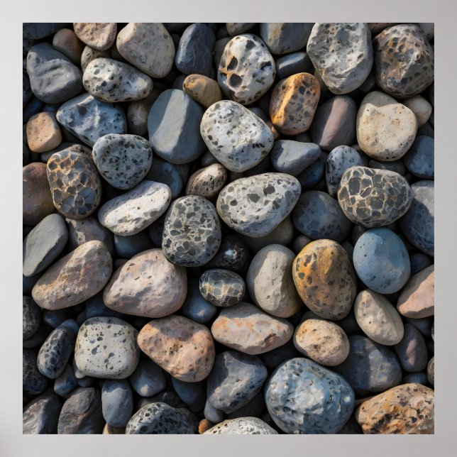 Pebble Mosaic Poster (Front)