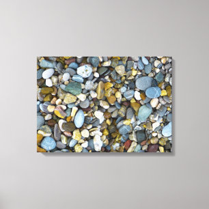pebble nature beach canvas print
