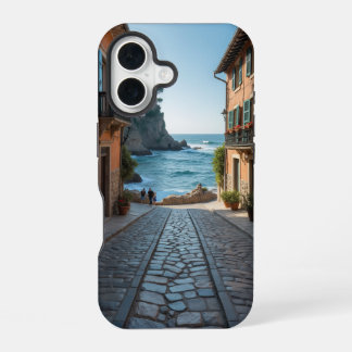 Pebble Ocean Town iPhone 16 Case