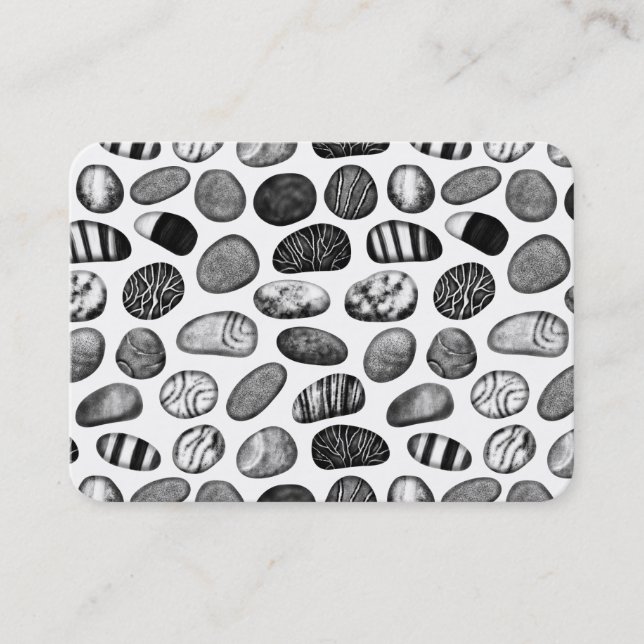 Pebble Pattern Business Card (Front)