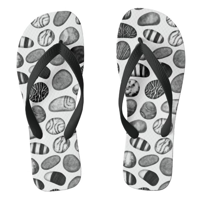 Pebble Pattern Jandals (Footbed)