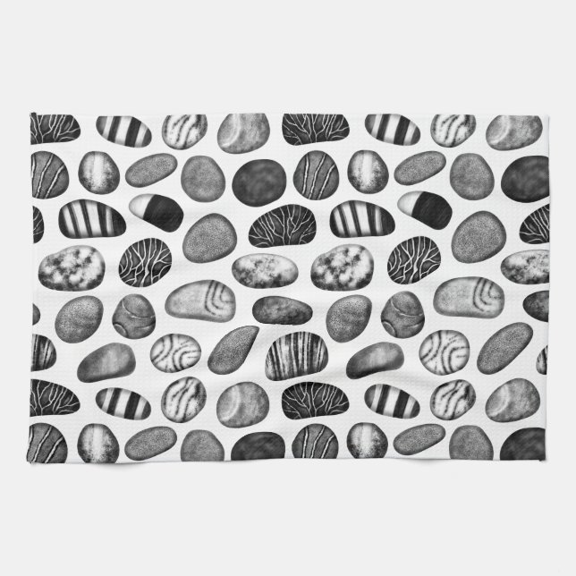 Pebble Pattern Tea Towel (Horizontal)