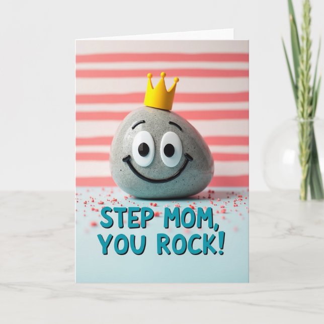 Pebble Step Mum Message Card (Front)