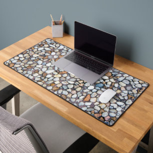 Pebble Stones Abstract Desk Mat