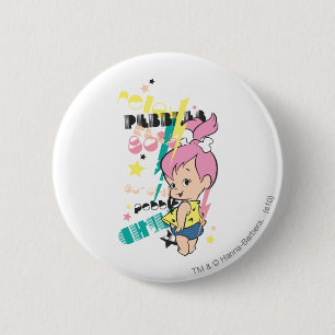 PEBBLES™ 80s Punk 6 Cm Round Badge