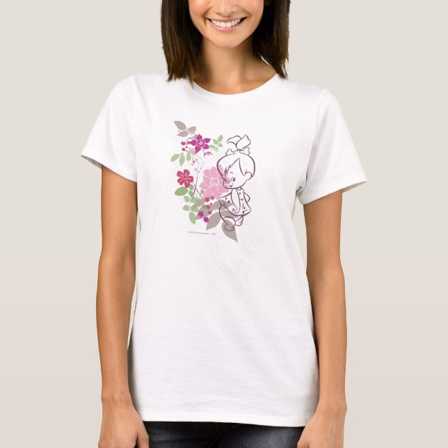 PEBBLES™ A Cutie In The Flowers T-Shirt (Front)