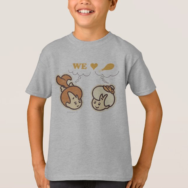 PEBBLES™ and BAMM-BAMM™ Love Food T-Shirt (Front)