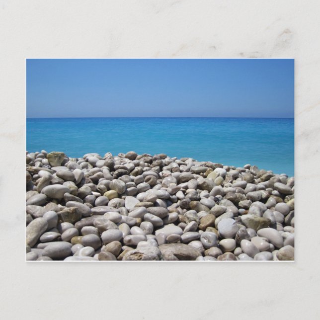 Pebbles and Sea Postcard (Front)