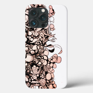 Pebbles and shells on the shore iPhone 13 pro case