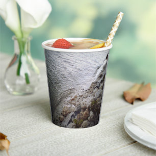 Pebbles At The Beach Paper Cups