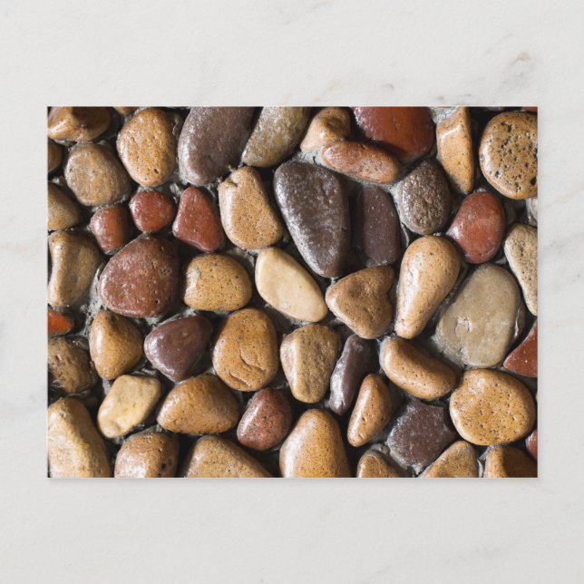 Pebbles background postcard (Front)