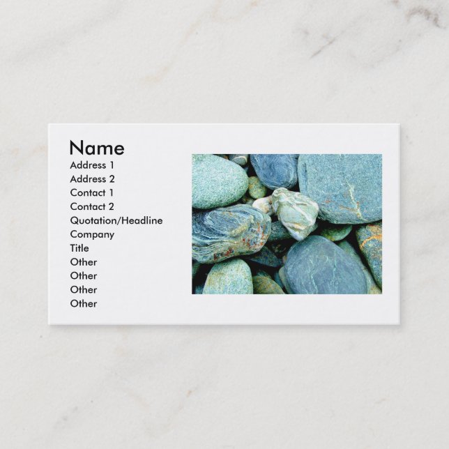 PEBBLES BUSINESS CARD (Front)