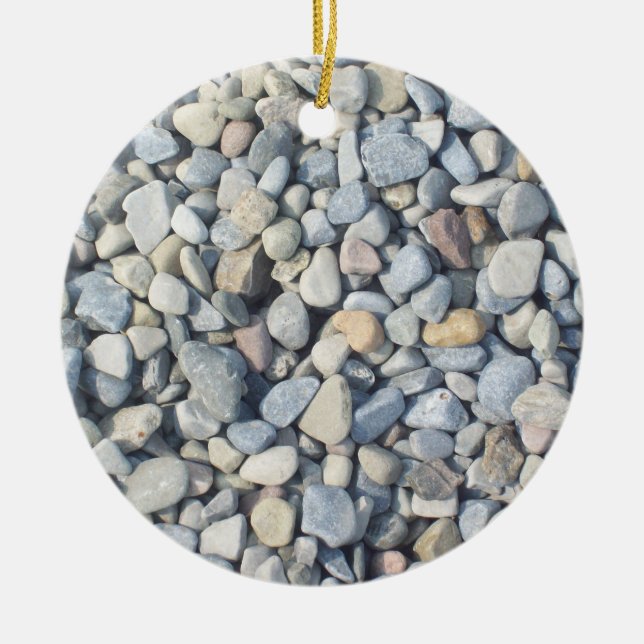 Pebbles Ceramic Tree Decoration (Front)