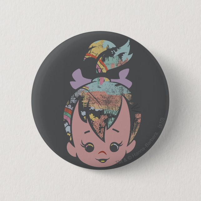 PEBBLES™ Colour Collage 6 Cm Round Badge (Front)
