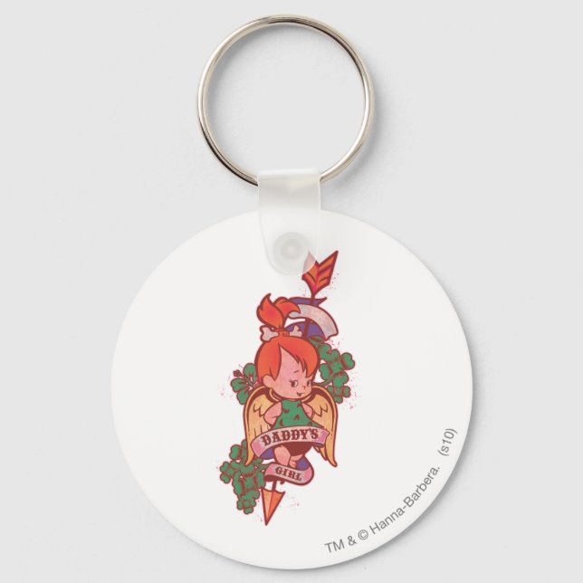 PEBBLES™ Daddy's Girl Key Ring (Front)