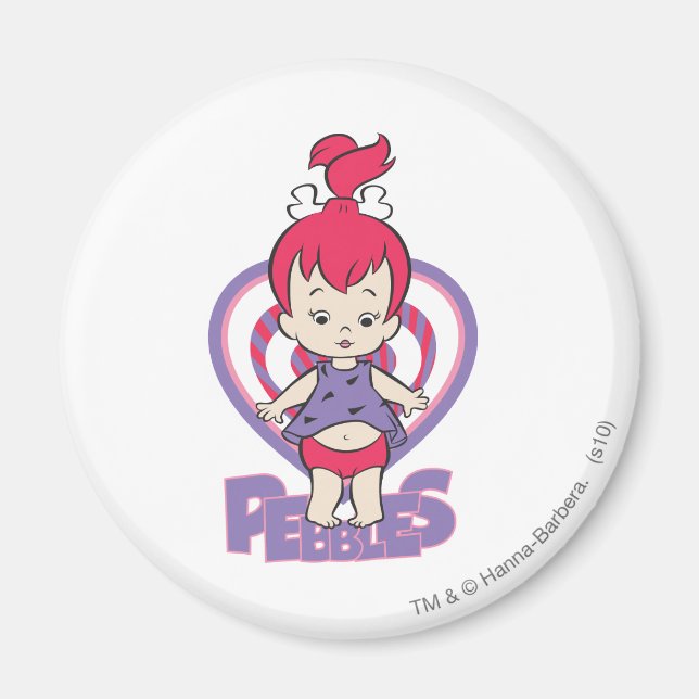 PEBBLES™ From Bedrock Magnet (Front)