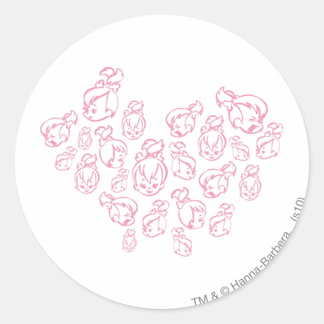 PEBBLES™ In All Flavours Classic Round Sticker (Front)