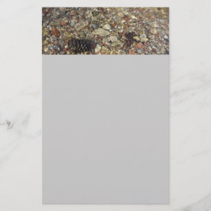 Pebbles in Taylor Creek Nature Photography Stationery