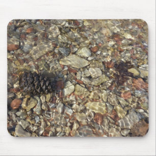 Pebbles in Taylor Creek Water Nature Photography Mouse Pad